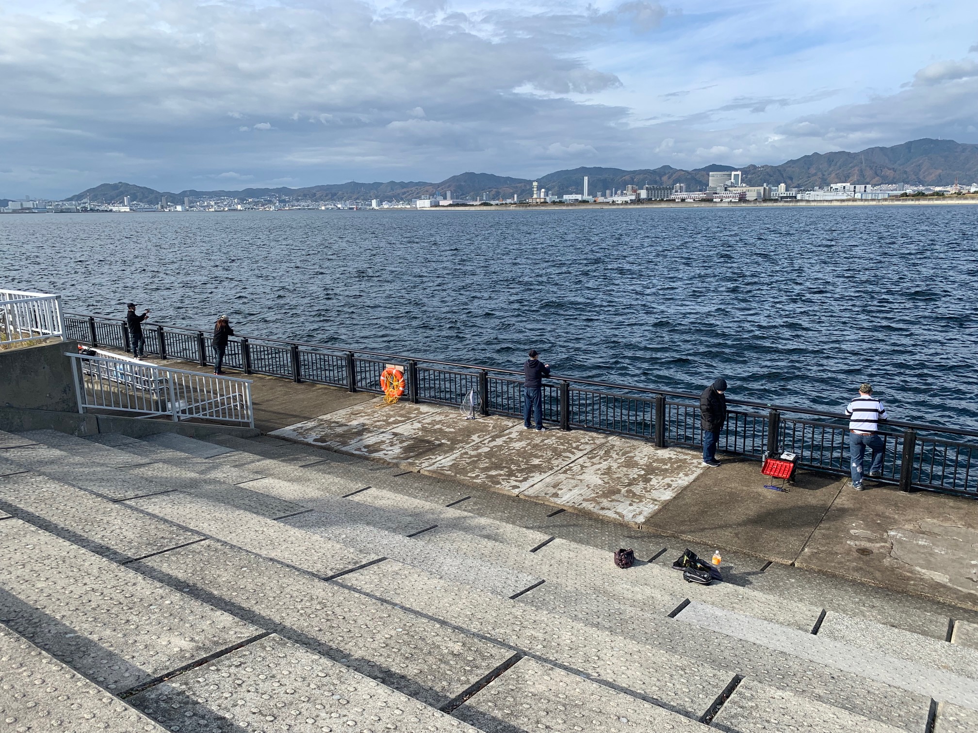 The Kobe Airport Island waterfront