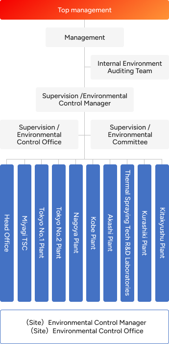 Environmental management organization structure